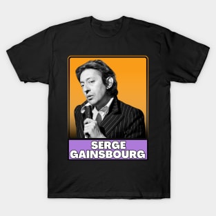 Serge gainsbourg (retro design) T-Shirt